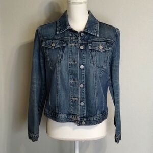 Gap Denim crop jean jacket Size Small Y2K GAP denim layering jacket trending